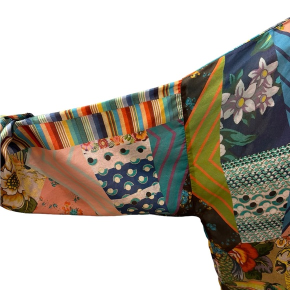 JOHNNY WAS Imagination Kari Button Down Women’s Top. Size L. NWT - Picture 8 of 16